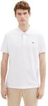 TOM TAILOR Herren Basic Piqu&eacute; Poloshirt, 20000 - White, XL
