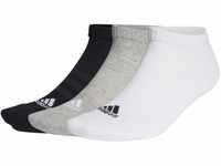 adidas Unisex Cushioned Sportswear 3 Pairs Sneaker-Socken, Medium Grey