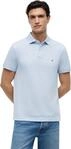 Tommy Hilfiger Herren Poloshirt Kurzarm 1985 Regular Fit, Blau (Sky Blue), M