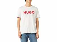 HUGO Herren dolive T Shirt, New - White100, XL EU