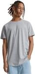 Urban Classics Shaped Long Tee M&auml;nner T-Shirt grau 5XL 100% Baumwolle Basics,