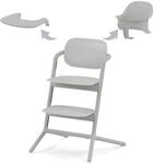 CYBEX Gold LEMO Hochstuhl 3in1-Set, Mitwachsend, ab 6 Monaten, Suede Grey 