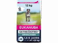 Eukanuba Hundefutter getreidefrei mit Fisch für große Rassen - Trockenfutter...