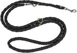 TRIXIE Hundeleine Cavo V-Leine S&ndash;M, 2,00 m &oslash; 12 mm in schwarz - verstellbare Leine
