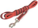 IDC Color & Gray gumierte Leine, 20 mm x 3 m mit Schlaufe, Rot-Grau