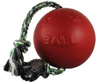 Jolly Pets JOLL049A Hundespielzeug - Ball Romp-n-Roll, 10 cm, rot