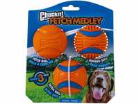 Chuckit! Fetch Medley Gen. 3 Gummibälle, Ultra Ball, Fetch Ball, Rugged...