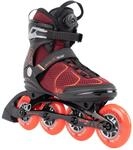 K2 Skates Damen Inline Skates Alexis 90 BOA, Burgandy - orange, 30G0817.1.1.040