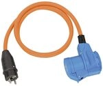 Brennenstuhl Camping CEE Adapterleitung mit Schutzkontakt-Stecker und