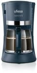 Ufesa CG7114 Capriccio Tropfkaffeemaschine, 6 Tassen, 600W, 0.6L Karaffe,