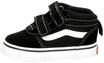Vans Unisex Kinder Ward Mid V Sneaker, (Suede/Canvas) Black/White, 18.5 EU