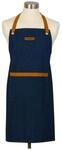 LE CREUSET Kochsch&uuml;rze, 100% Canvas Baumwolle, 88 cm lang, Dark Blue Denim,