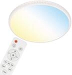 BRILONER - LED Deckenlampe mit Fernbedienung, Sternenhimmel, einstellbar von