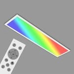 BRILONER - LED Deckenlampe flach mit Fernbedienung, buntes RGB Licht,...