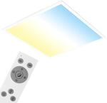 BRILONER - LED Deckenlampe mit Fernbedienung, flach, einstellbar von warmwei&szlig; bis