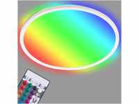 BRILONER Leuchten - LED Panel, Deckenleuchte dimmbar, Deckenlampe, RGB,