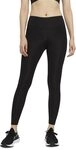 Nike Damen Df Fast Leggings, Black/Reflective Silver, XS EU