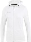 JAKO Damen Kapuzenjacke Run 2.0, Wei&szlig;, 42
