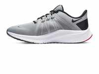Nike Herren Quest 4 Sneaker, Lt Smoke Grey White Black Siren Red, 46 EU