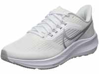 Nike Damen Air Zoom Pegasus 39 Sneaker, White/METALLIC Silver-Pure Platinum, 36 EU