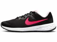 Nike Revolution 6 Sneaker, Black Hyper Pink Pink Foam, 35.5 EU