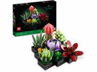 LEGO Icons Sukkulenten Künstliche Blumen Set für Erwachsene,...