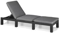 Allibert by Keter Daytona Deluxe Sonnenliege f&uuml;r Garten, Terrasse & Balkon mit