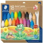 STAEDTLER Wachsmalkreide Noris junior 224, perfekt f&uuml;r kleine Kinderh&auml;nde,...