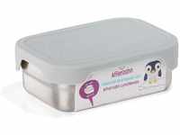 Affenzahn Edelstahl Brotdosen Set inkl. Snack-Box Silikon-Deckel BPA-frei