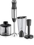 WMF Kult X Stabmixer Set 5-teilig &ndash; Edelstahl P&uuml;rierstab 600 W mit...