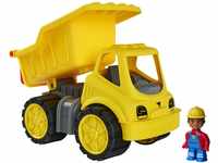 BIG-Power-Worker Kipper + Figur - Spielzeug Auto ideal für Unterwegs, Reifen...