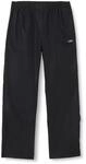 CMP - Regenfeste Damenhose mit durchgehenden seitlichen Rei&szlig;verschl&uuml;ssen, Schwarz,