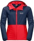 Jack Wolfskin Jungen Turbulence B Softshelljacke, peak red, 92 EU