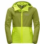 Jack Wolfskin Jungen Turbulence B Softshelljacke, lime, 92 EU