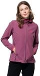 Jack Wolfskin Damen Turbulence Jacket Women Softshelljacke, violet quartz, XS EU