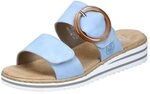 Rieker Damen Pantoletten V0692-10 blau Gr. 42