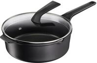 Tefal E24933 Robusto Aluguss Schmorpfanne 26 cm mit Deckel, einfache Reinigung,