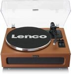 Lenco LS-430 Plattenspieler mit Lautsprecher, Schallplattenspieler - Plattenspieler