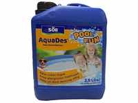 Söll 81456 AquaDes Pool-Desinfektion flüssig 2,5 l - wirksame Poolreinigung