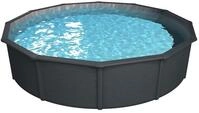 Steinbach Stahlwandpool Set Nuovo de Luxe II &ndash; 012161G &ndash; &Oslash; 550 x 120 cm &ndash;