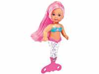 Simba 105733482 - Evi Love Glitter Mermaid, Puppe als Meerjungfrau mit...
