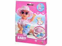 Simba 105560005 - New Born Baby, Puppen Sommer Set, Sonnenhut, Brille und...