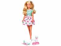 Simba 105733489 - Steffi Love Kitty Love, Puppe in einem modischen Outfit mit...