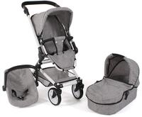 Bayer Chic 2000 Puppenwagen Fides, 3in1 Puppenwagen-Set bestehend aus Babywanne,