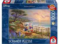 Schmidt Spiele 59951 Thomas Kinkade, Disney, Donald und Daisy am Strand, 1000...