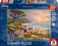 Schmidt Spiele 59951 Thomas Kinkade, Disney, Donald und Daisy am Strand, 1000...