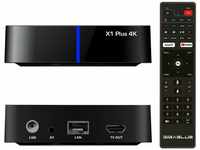 GigaBlue UHD X1 Plus 4K Android 1x DVB-S2x Tuner + Android TV IP Empfänger in...