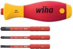 Wiha Schraubendreher mit Bithalter Set SoftFinish slimVario electric 4-tlg. mit