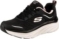 Skechers Damen D'lux Walker Infinite Motion sports shoes,sneakers, Black Leather Mesh