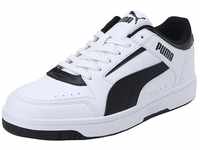 PUMA Unisex Rebound Joy Low Sneaker, White Black, 37 EU